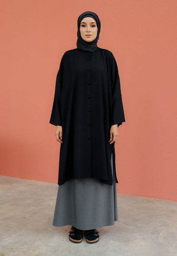 Ibna Printed Tunic (Black)