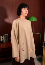 Load image into Gallery viewer, Bora Cat T-shirt (Oat Beige)
