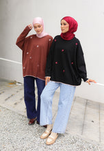 Load image into Gallery viewer, Areea Flower Knitwear (Brown Pink)