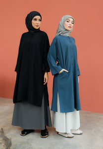 Ibna Printed Tunic (Black)