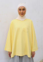 Load image into Gallery viewer, Zen Boxy T-Shirt (Pastel Yellow)