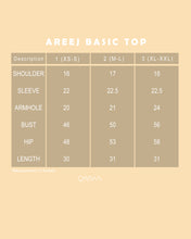 Load image into Gallery viewer, Areej Basic Top (Light Brown)