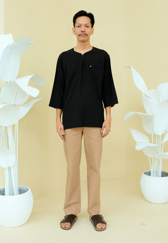 Kerabat Kurta Men (Black)