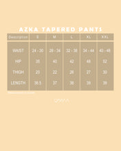 Load image into Gallery viewer, Azka Tapered Pants (Black)