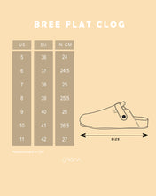 Load image into Gallery viewer, Bree Flat Clog (Coffee)