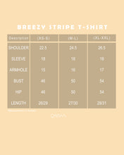 Load image into Gallery viewer, Breezy Stripe T-Shirt (Dark Choco)