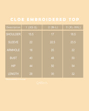 Load image into Gallery viewer, Cloe Embroidered Top (Grey Beige)