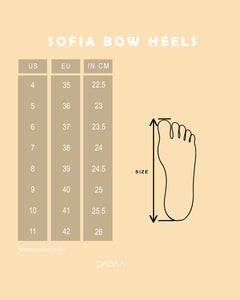 Sofia Bow Heels (Silver)