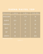 Load image into Gallery viewer, Daena Pastel Top (Blue Orange)