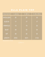 Load image into Gallery viewer, Ella Plain Top (Cream)