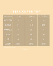 Load image into Gallery viewer, Esra Curve Top (Off White)