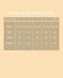 Hana Athletic Pants (Black)