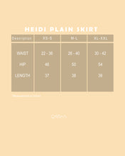 Load image into Gallery viewer, Heidi Plain Skirt (Nude)