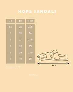 Hope Sandals (Denim)