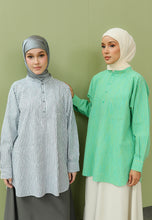 Load image into Gallery viewer, Ziva Stripe Top (White)