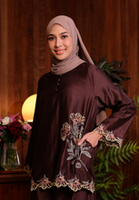 Load image into Gallery viewer, Teduh Halfmoon Chiffon Shawl (Mocha)