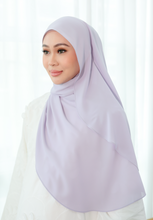Load image into Gallery viewer, Teduh Halfmoon Chiffon Shawl (Soft Lilac)