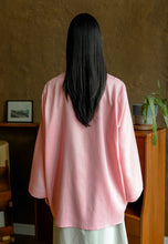 Load image into Gallery viewer, Senna Linen Top (Light Pink)