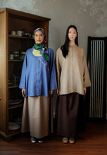 Load image into Gallery viewer, Senna Linen Top (Steel Blue)
