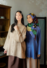 Load image into Gallery viewer, Senna Linen Top (Smokey Taupe)