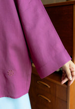 Load image into Gallery viewer, Senna Linen Top (Grape)