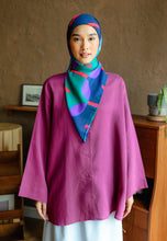 Load image into Gallery viewer, Senna Linen Top (Grape)
