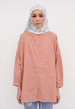 Load image into Gallery viewer, Hessa Linen Top (Salmon)