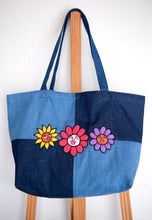 Load image into Gallery viewer, Bunga Tote Bag (Pathcwork Denim)