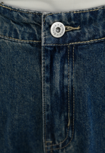 Load image into Gallery viewer, Mom Jeans (Washed Greenish Blue)