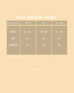 Izzy Twill Skirt (Brown)