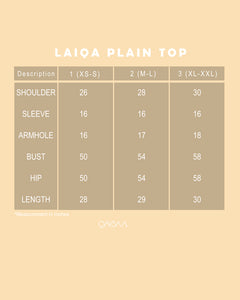 Laiqa Plain Top (Brick Orange)