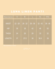 Load image into Gallery viewer, Luna Linen Pants (Linen Brown)