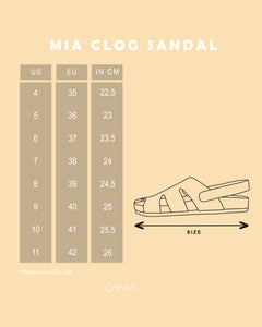 Mia Clog Sandals (Brown)