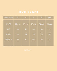 Mom Jeans (Dark Choco)