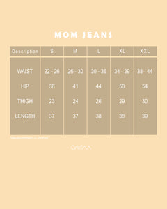 Mom Jeans (Washed Powder Blue)