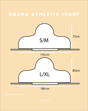 Load image into Gallery viewer, Naura Athletic Scarf (White)