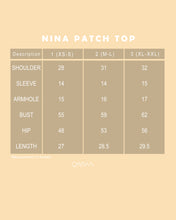 Load image into Gallery viewer, Nina Patch Top (Nude)