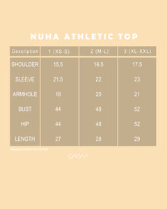 Nuha Athletic Top (Tiffany Blue)