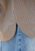 Load image into Gallery viewer, Zaira Printed Top (Stripe Moss Green)