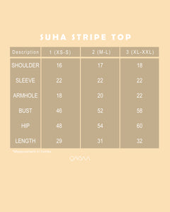 Suha Stripe Top (Baby Blue)