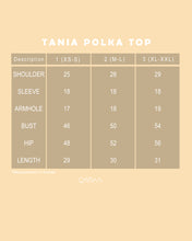 Load image into Gallery viewer, Tania Polka Top (Moss Green)