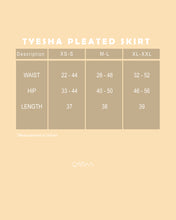 Load image into Gallery viewer, Tyesha Pleated Skirt (Chocolate)