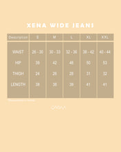 Load image into Gallery viewer, Xena Wide Jeans (Washed Soft Blue)