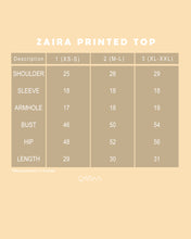 Load image into Gallery viewer, Zaira Printed Top (Stripe Moss Green)