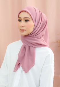 Sulaman Bawal Chiffon (Dusty Pink)