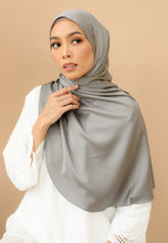 Load image into Gallery viewer, Laila Half Moon Shawl (Ash Grey)