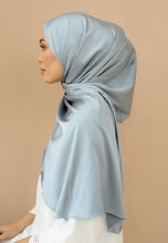 Load image into Gallery viewer, Laila Half Moon Shawl (Ash Blue)