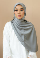 Load image into Gallery viewer, Laila Half Moon Shawl (Space Grey)