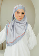 Load image into Gallery viewer, Qurnia Square Hijab (Grey)