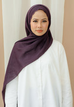 Load image into Gallery viewer, Sulaman Shawl Cotton (Grape)